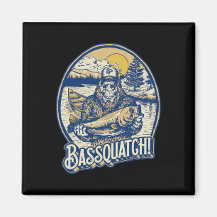 Íman Bquatch! B Pescador Sasquatch Funny Bigfoot Fishi