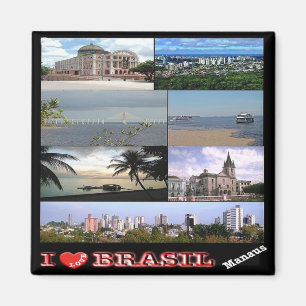 Íman BR - Brasil - Manaus - I Love