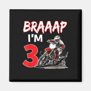 Íman Braaap 3 anos de idade piloto de motocross 3º