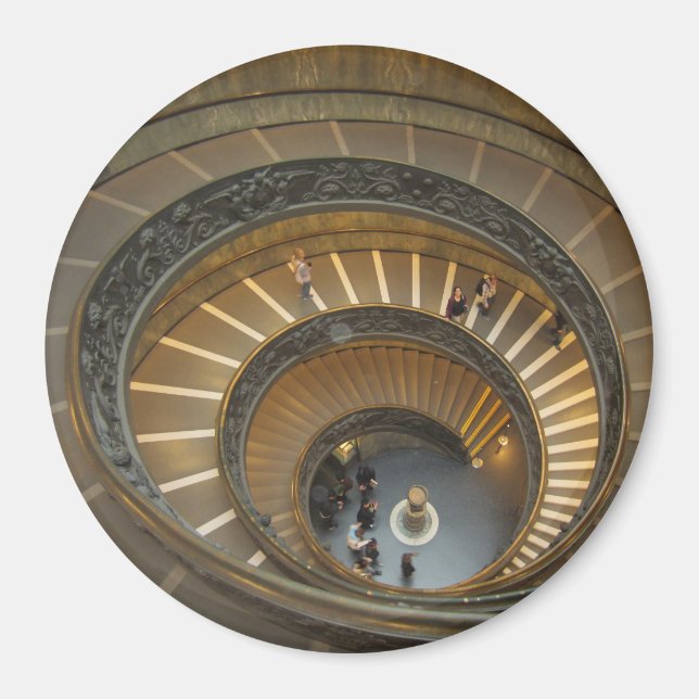 Íman Bramante Staircase, Museu Vaticano (Frente)