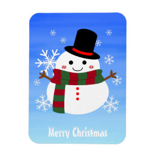Íman Branca de Natal Snowman
