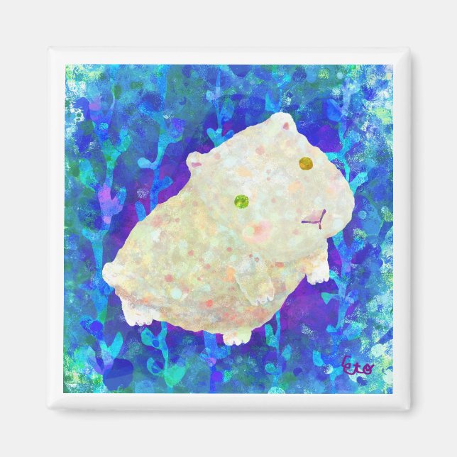 Íman branco (Frente)