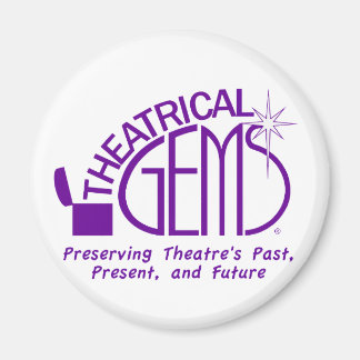 Íman branco redondo