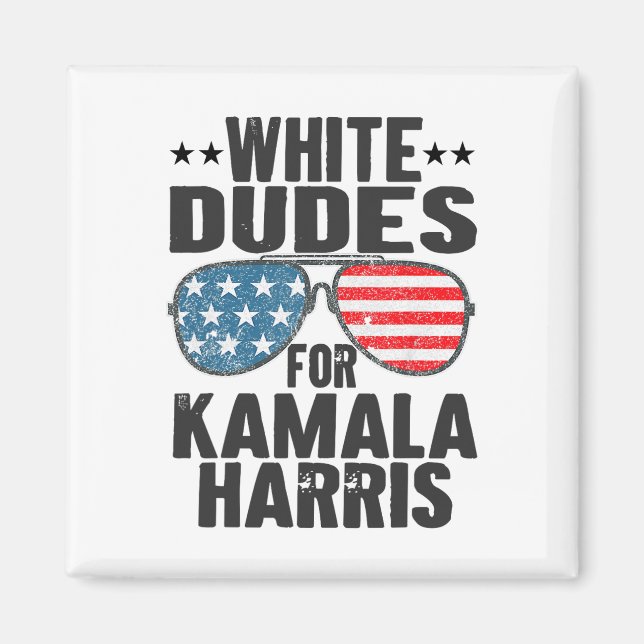 Íman Brancos Para Kamala Harris Sungles Usa (Frente)