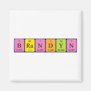 Íman Brandyn mesa periódica imã