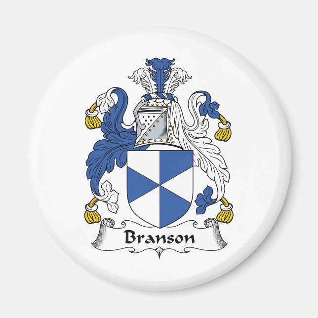 Íman Branson Family Crest (Frente)