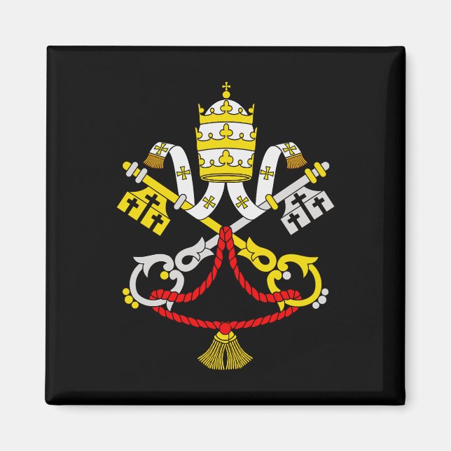 Íman Brasão da Cidade do Vaticano (Frente)