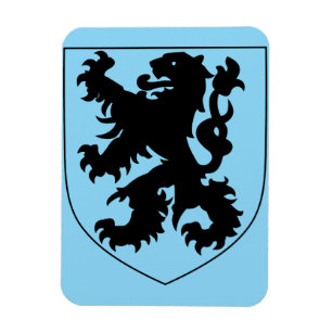 Íman Brasão de Armas da Flandres
