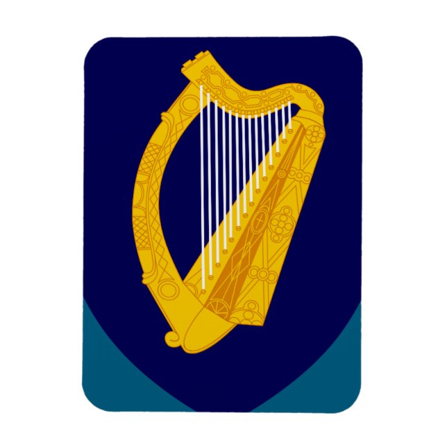 Íman Brasão de armas da Irlanda (Vertical)