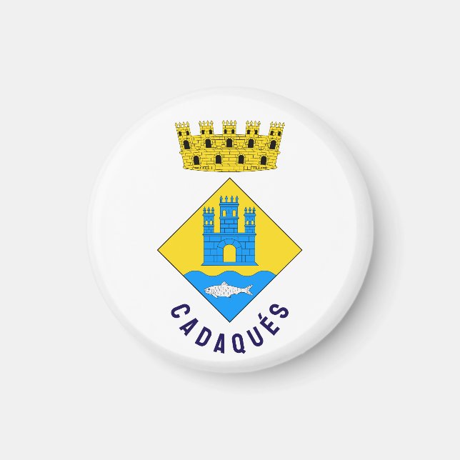 Íman Brasão de armas de Cadaqués (Frente)