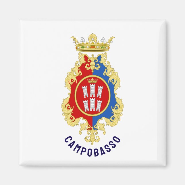 Íman Brasão de armas de Campobasso, Itália (Frente)