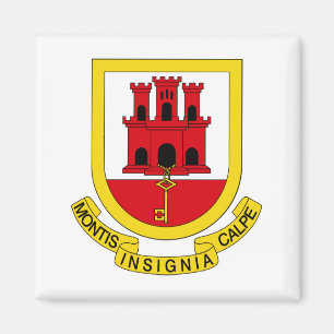 Íman Brasão de armas de Gibraltar