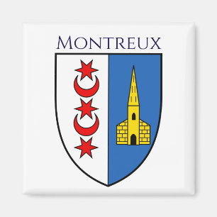 Íman Brasão de armas de Montreux, Suíça
