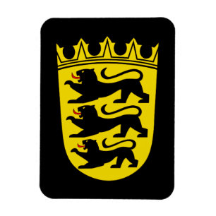 Íman Brasão de armas do estado alemão Baden-Wurttemberg