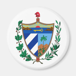Íman Brasão de armas símbolo emblema bandeira país Cuba