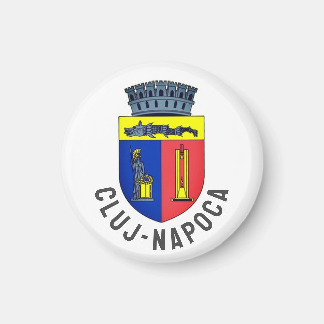 Íman Brasão de Cluj-Napoca, Romênia (Frente)