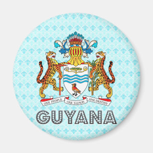 Íman Brasão de Guyana