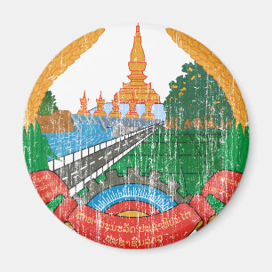 Íman Brasão de Laos
