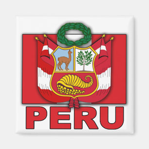 Íman Brasão de Peru