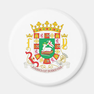 Íman Brasão de Puerto Rico