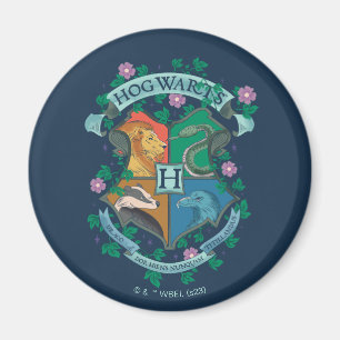 Íman Brasão Floral de HOGWARTS™