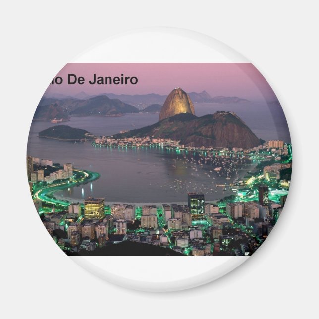 Íman Brasil Montanha Pão de Açúcar do Rio de Janeiro (R (Frente)