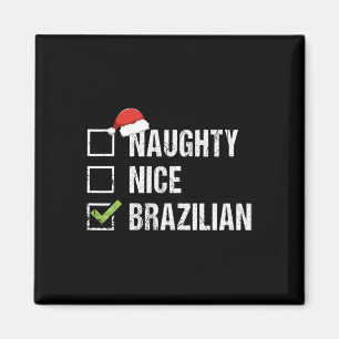 Íman Brasil Santa Hat, um Natal maroto