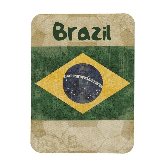 Íman Brasil Souvenir Magnet (Vertical)