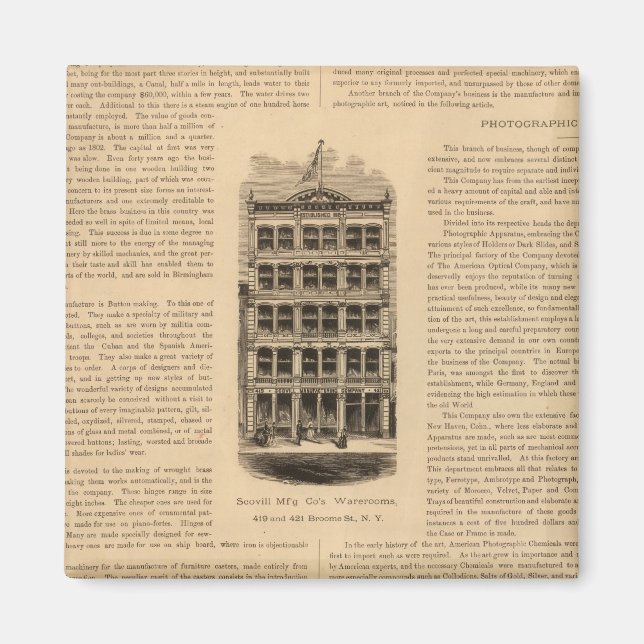 Íman Brass Works of the Scovill Manufacturing Company (Frente)
