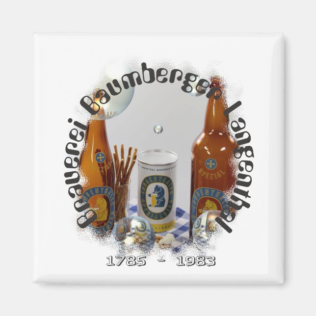 Íman Brauerei Baumberger Langenthal Magnet (Frente)