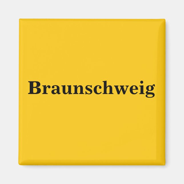 Íman Braunschweig Schild Ouro Gleb (Frente)