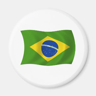 Íman Brazil Flag Magnet