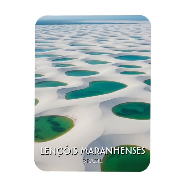 Íman Brazil Lençóis Maranhenses Travel (Vertical)