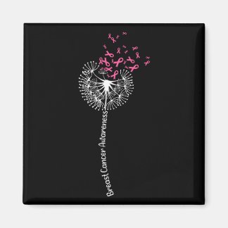 Íman Breast Cancer Awareness Flower Pink Survivor Desig