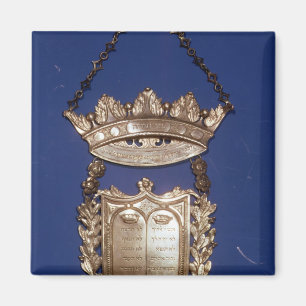 Íman Breastplate ou protetor para o rolo de Torah