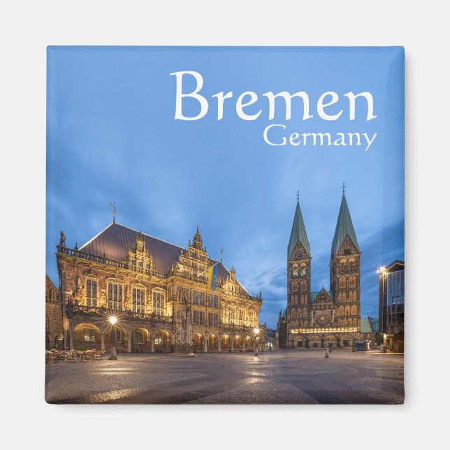 Íman Bremen Alemanha Souvenir (Frente)