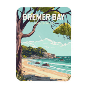 Íman Bremer Bay Austrália - Viagem Art Vintage