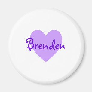 Íman Brenden no roxo