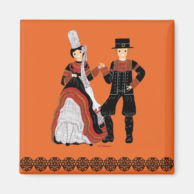 Íman Bretanha, Bigouden, França (Frente)