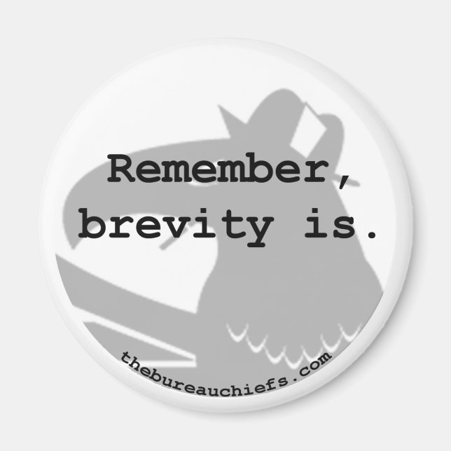 Íman Brevity Is Magnet (Frente)