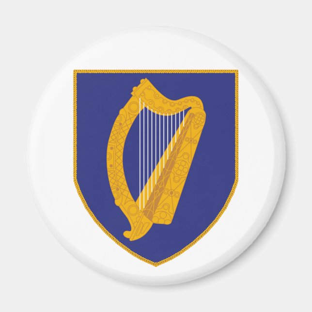 Íman Brian Boru Harp - Símbolo da Irlanda (Frente)