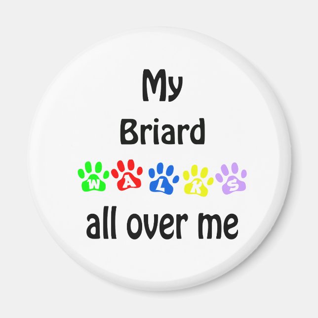 Íman Briard Walks Design (Frente)