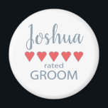 Íman Bridal e Festa de casamento 5<br><div class="desc">Os membros do partido nobre e da festa de casamento sentir-se-ão amados e apreciados com um presente de "cinco corações" feito especialmente para eles. O amor é o que ele quer. Quer seja um casamento em casa ou um casamento de destino, os itens personalizados vão certamente trazer sorrisos ao longo...</div>