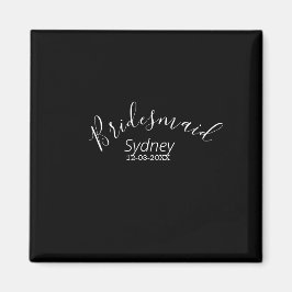 Íman Bridesmaid bachelorette party add name modern 