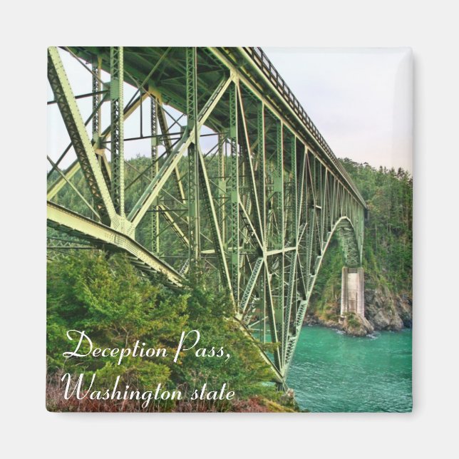 Íman bridge, Deception Pass, estado de Washington (Frente)