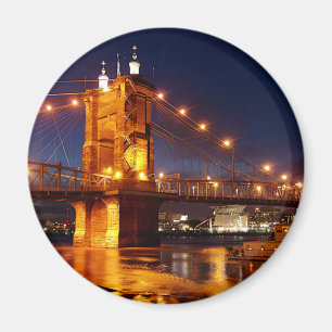 Íman Bridge over Ohio River in Cincinnati Ohio 