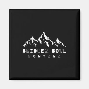 Íman Bridger Bowl Bozeman Montana Montanha E Esqui Inve