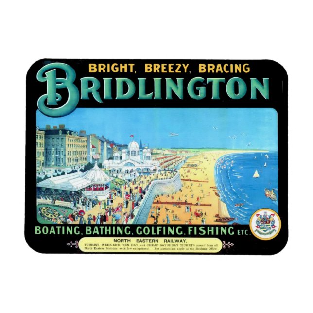 Íman Bridlington pelo Mar (Horizontal)