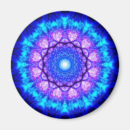 Íman Bright Blue e Purple Mandala