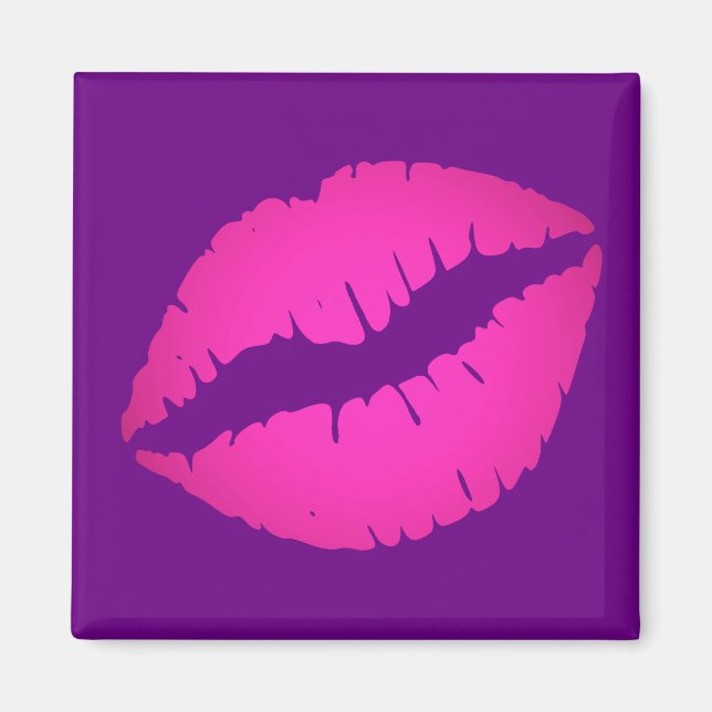 Íman Bright Purple e Pink Ombre Lipstick (Frente)